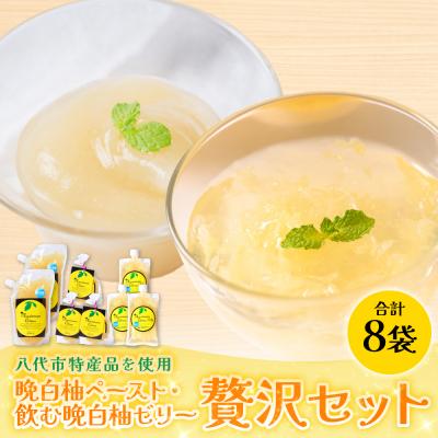 ふるさと納税 八代市 晩白柚ペースト「マキシト」&amp; 晩白柚ゼリー「マキシトゼリー」『贅沢セット』_189-4080-C