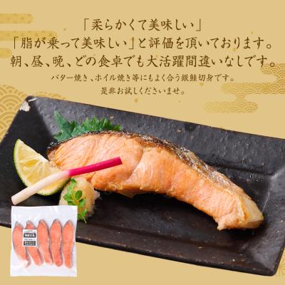 ふるさと納税 八代市 厚切り プレミアムグレード 銀鮭 切身 (甘塩) 1kg 約500g×2パック_257-6526-A |  | 02