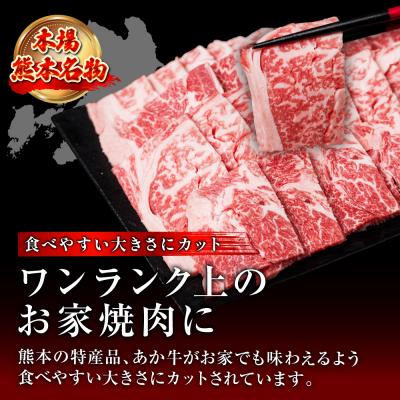 ふるさと納税 八代市 あか牛焼肉用カット(バラ、ロース) 500g_212-5240 |  | 01