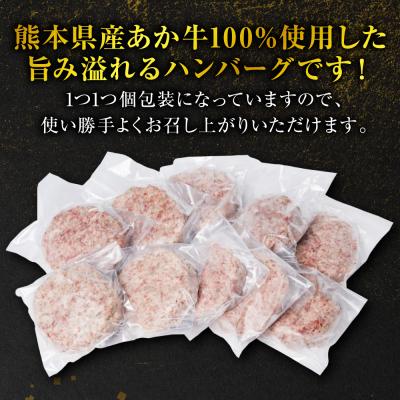 ふるさと納税 八代市 肥後のあか牛 ハンバーグ 150g×10個 おかず 惣菜 洋食 お肉 肉_289-6739-A |  | 01