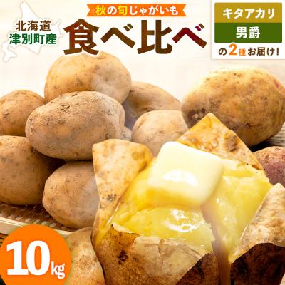 ふるさと納税 津別町 [先行予約]秋の旬 じゃがいも2種食べ比べ 10kg ピンクの八百屋〜ナツやさい〜 | 北海道津別