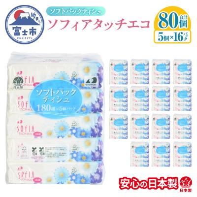 ふるさと納税 富士市 ソフィアタッチエコ 180W×5個 16入 [sf125-003]