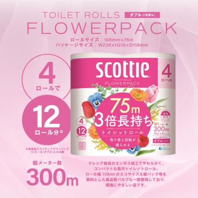 ふるさと納税 八代市 トイレットペーパー 24ロール ダブル スコッティ 3倍巻_186-6435-B |  | 01