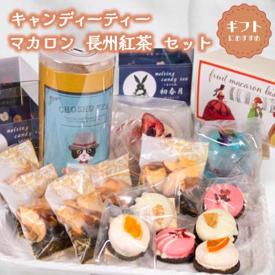 ふるさと納税 下関市 キャンディーティー マカロン 長州紅茶 セット ドライフルーツ