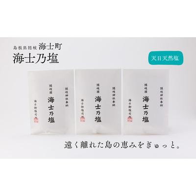 ふるさと納税 海士町 海士乃塩100g×3個セット