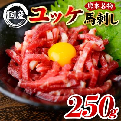 ふるさと納税 八代市 国産 熊本肥育 ユッケ 合計250g (50g×5パック)