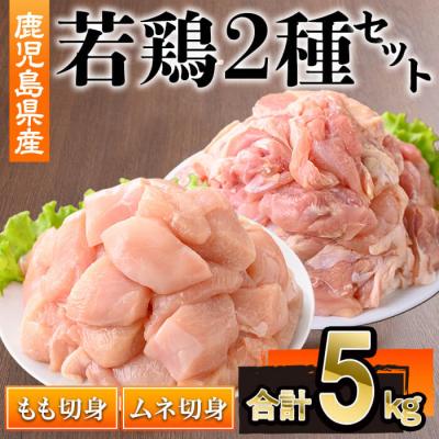 ふるさと納税 曽於市 鹿児島県産若鶏もも・ムネ(計5kg)