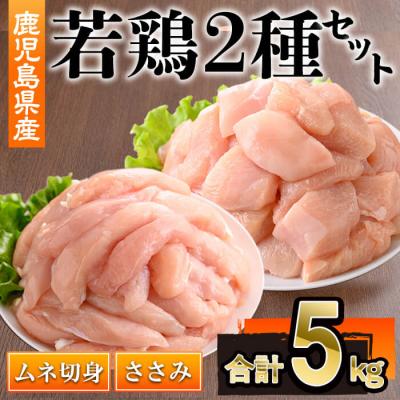 ふるさと納税 曽於市 鹿児島県産若鶏ささみ・ムネ(計5kg)