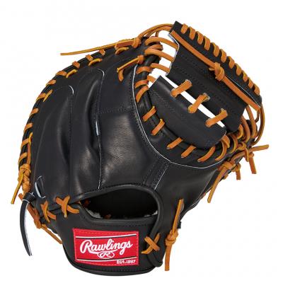ふるさと納税 三宅町 ローリングス (Rawlings) 硬式 キャッチャーミット 大きめ 日本製:右投げ用 ブラック