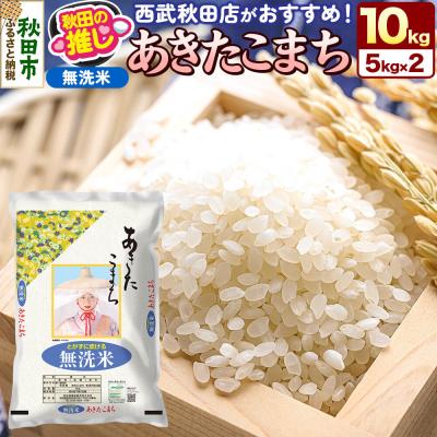 ふるさと納税 秋田市 秋田県産 あきたこまち[無洗米]10kg(5kg×2袋)|15_ssa-050501