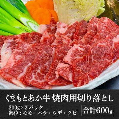 ふるさと納税 八代市 熊本県産 GI認証取得 くまもとあか牛 焼き肉用切り落とし 合計600g_229-4104-D |  | 01