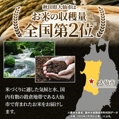 ふるさと納税 大仙市 米 あきたこまち 令和7年産【白米】15kg(5kg×3袋)秋田県産|22_skk-011501_3