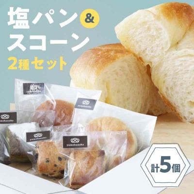 ふるさと納税 大洲市 [冷凍]スコーン&amp;臥龍塩パン 5個セット [AGAY058]