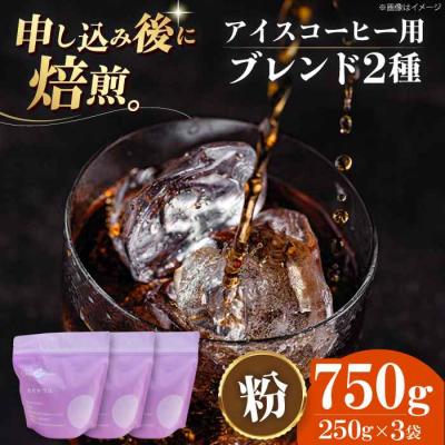 ふるさと納税 大洲市 コーヒー粉 アイスコーヒー用 2種セット[AGCU024-1]