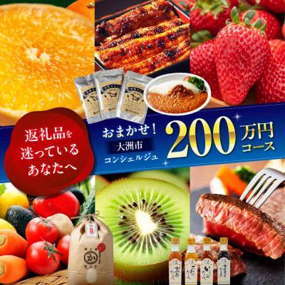 ふるさと納税 大洲市 [大洲市コンシェルジュ]返礼品おまかせ!寄付額200万円コース [AGXX030]