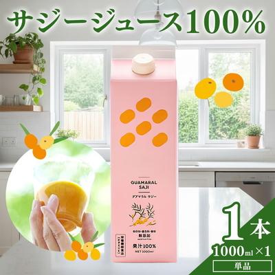 ふるさと納税 古河市 サジージュース 100% 1000ml×1本 | サジー シーベリー 沙棘 グアマラル _DX02