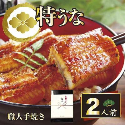 ふるさと納税 古河市 うなぎ蒲焼2人前(1人前約100g×2)贈答用パッケージ | うなぎ 鰻 ウナギ _AT01