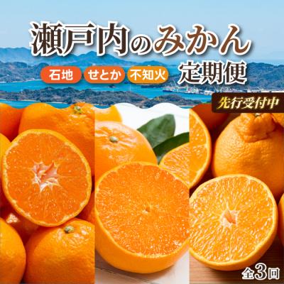 ふるさと納税 三原市 [数量限定☆先行受付]柑橘食べ比べ定期便 石地みかん・せとか 各2.5kg 不知火 2kg[T09]