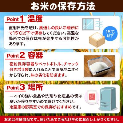 ふるさと納税 秋田市 定期便3ヶ月 ブレンド米【無洗米】秋田県産 10kg 5kg×2袋|15_zna-031003m_3