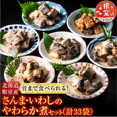 ふるさと納税 根室市 【北海道根室産】骨まで食べられる!さんま・いわしのやわらか煮セット B-09002 | 