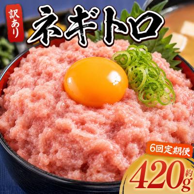 ふるさと納税 香南市 定期便 ネギトロ丼にも 訳ありネギトロ 小分け まぐろ セット 6回 計420g Wda-0016