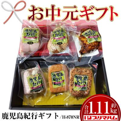 ふるさと納税 いちき串木野市 [お中元]鹿児島紀行ギフト H-870NR 肩ロース・バラ焼豚等 6種 詰合せセット