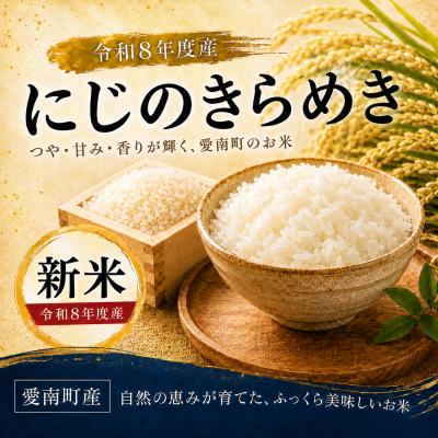 ふるさと納税 愛南町 [先行予約]新米 にじのきらめき 10kg えひめ南農業協同組合