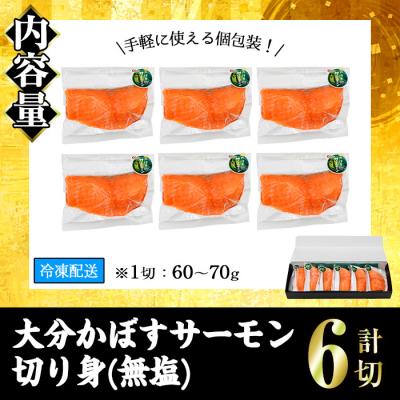 ふるさと納税 佐伯市 かぼすサーモン 切り身 (計6切)