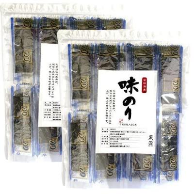 ふるさと納税 筑前町 福岡有明のり 添加物不使用の味付け海苔12切×100束(筑前町)