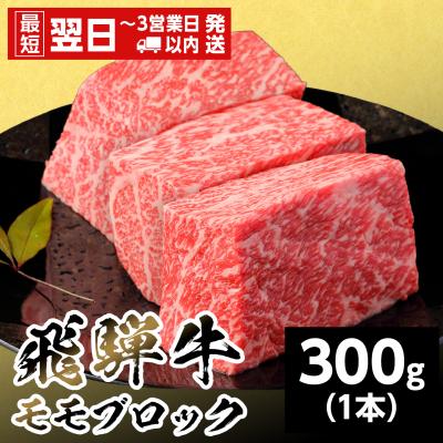 ふるさと納税 七宗町 飛騨牛 ももブロック 300g 赤身 ローストビーフ 養老ミート