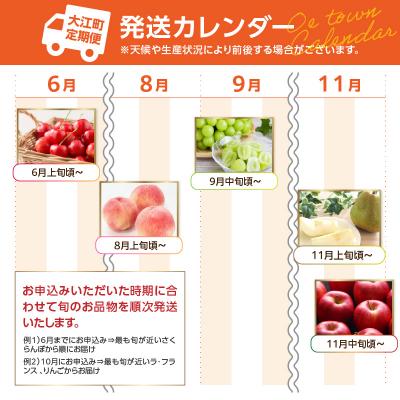 ふるさと納税 大江町 《先行受付》山形フルーツ人気ベスト5★【定期便全5回】 060-T13 |  | 01