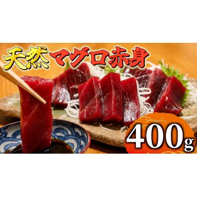 ふるさと納税 広尾町 [品質保証]本まぐろの刺し身(赤身400g)[まぐろ 本マグロ 黒マグロ 冷凍](AM0016)