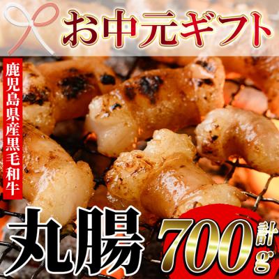 ふるさと納税 いちき串木野市 [お中元]もつ鍋や焼肉に!鹿児島県産黒毛和牛ホルモン(丸腸)約700g