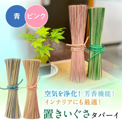 ふるさと納税 八代市 置きいぐさ(タバーイ)2本セット 青×ピンク_024-4648-BP-B