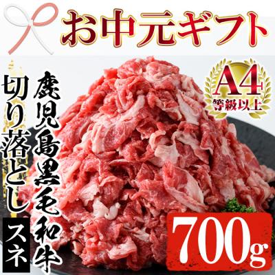 ふるさと納税 いちき串木野市 [お中元]黒毛和牛 スネ肉 切り落とし 700g