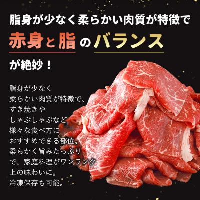 ふるさと納税 士幌町 北海道士幌黒牛十勝ポテ牛(も〜)ビーフ 切り落とし(もも)スライス 500g [ST01-04]