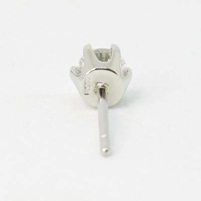 ふるさと納税 甲府市 Pt900一粒0.15ctダイヤモンドピアス(片耳) E363DI