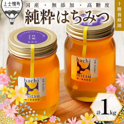 ふるさと納税 上士幌町 十勝養蜂園 国産 蜂蜜 百花蜜 500g×2個 はちみつ ハチミツ 純粋 無添加 保存食