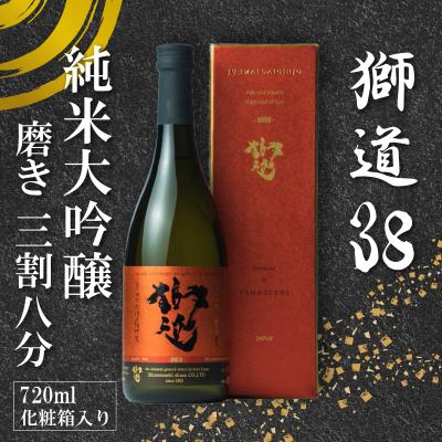 ふるさと納税 下関市 日本酒 獅道38 純米大吟醸 720ml
