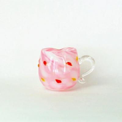 ふるさと納税 読谷村 【RYUKYU GLASS WORKS 海風】取っ手付きハート型グラス(花あかり) |  | 02