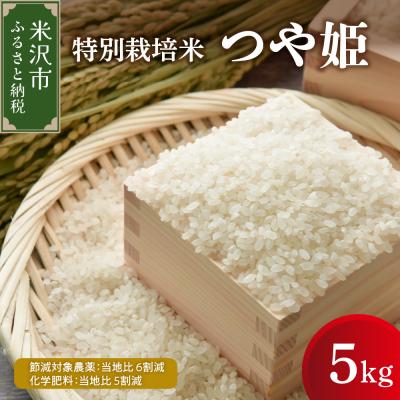 ふるさと納税 米沢市 [先行予約]令和8年産 つや姫 5kg 特別栽培米 ブランド米 産地直送 2026年産