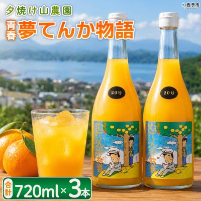 ふるさと納税 西予市 <青春 夢てんか物語3本>『1か月以内に順次出荷予定』夕焼け山 えひめ 愛媛