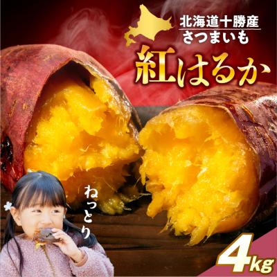 ふるさと納税 芽室町 [先行受付][10月上旬より配送]北海道十勝芽室産 さつまいも 紅はるか 4kg