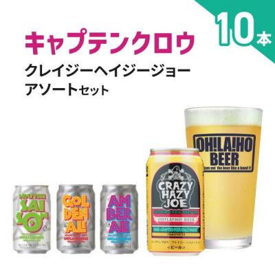 ふるさと納税 東御市 クラフトビール キャプテンクロウ「クレイジーヘイジージョー」飲み比べ 数量限定!|ヘイジーIPA