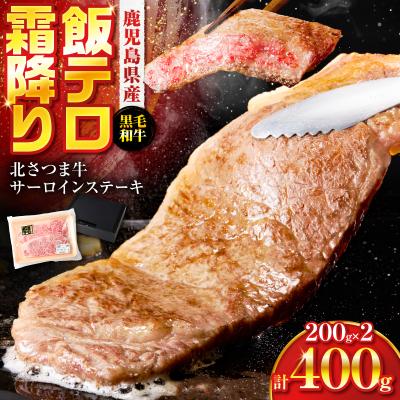 ふるさと納税 鹿児島市 北さつま牛サーロインステーキ