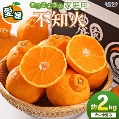 ふるさと納税 西予市 <木下さんちの不知火 家庭用 約2kgしらぬい でこぽん 愛媛 えひめ>