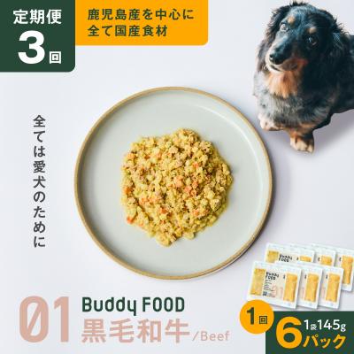 ふるさと納税 鹿児島市 [全3回定期便]Buddy FOOD 01 黒毛和牛×6パック K390-T01_a