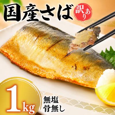 ふるさと納税 下関市 [7営業日以内発送]訳あり さばフィーレ 無塩 骨取り 1kg