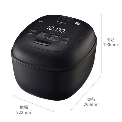 ふるさと納税 八尾市 SHARP ジャー炊飯器 KS-CS05J-B(ブラック)(F168