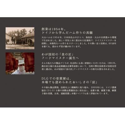 ふるさと納税 米子市 <大山ハム>食の匠工房6種12品詰合せ TK-30FNG_W【大山ブランド会】 |  | 03